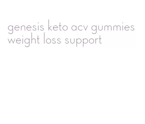 genesis keto acv gummies weight loss support